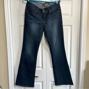 Paige Hidden Hills Premium Denim Flare Jeans Womens Size 31